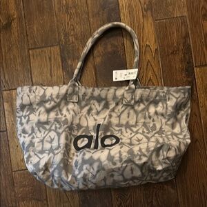 ALO Yoga Camouflage Gray Tote Bag